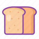 bread, bakery, toast, breakfast