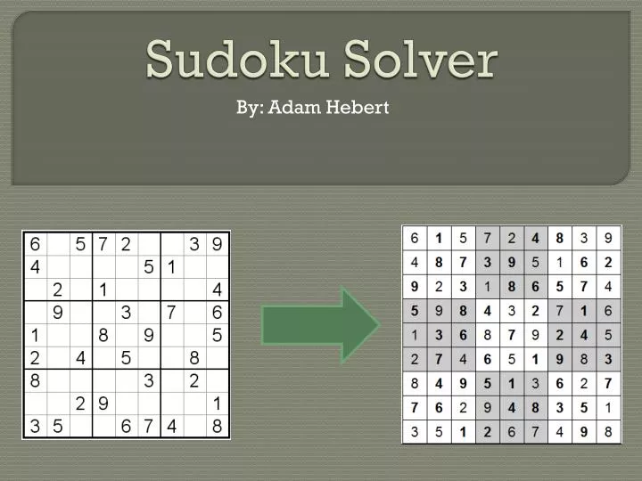 sudoku solver