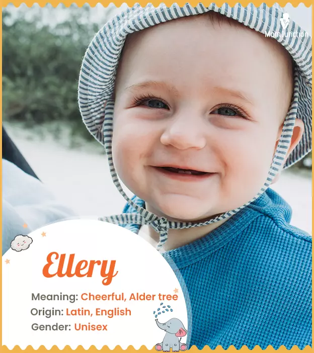 Ellerie means cheerful or merry