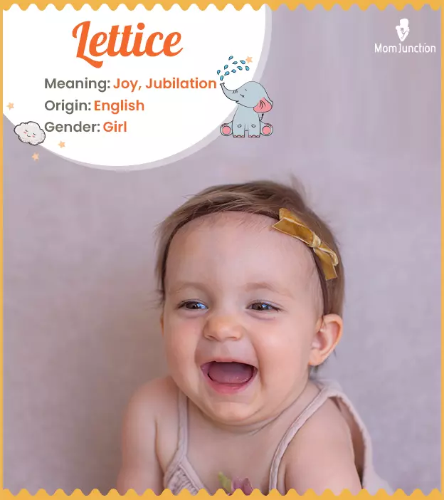 Lettie, a Latin name meaning joy