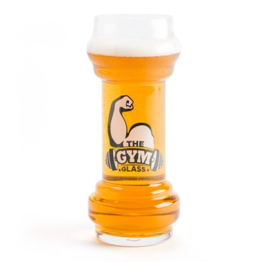 Dumbbell Beer Glass