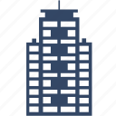 apartment, building, city, office, residential, skyscraper, tower