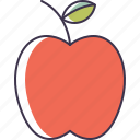 apple, food, fruit