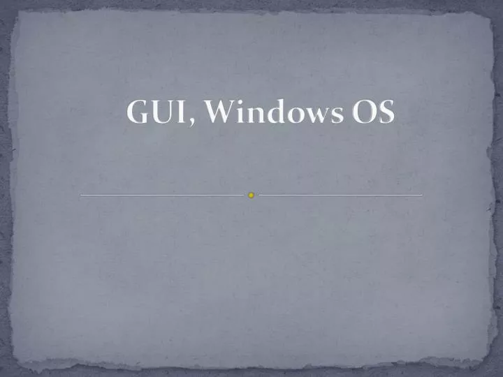 gui windows os