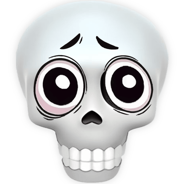 SkullScared Discord Emoji