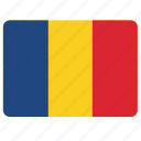 flag, country, european, national, romania