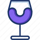 drink, glass, goblet icon, wine, wine glass