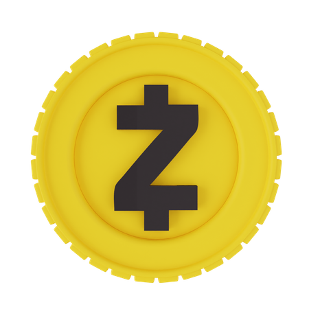 Free Zcash  3D Illustration