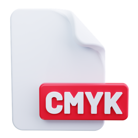 CMYK  3D Icon