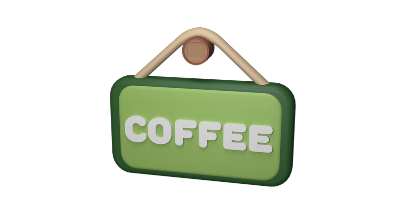 Café  3D Icon