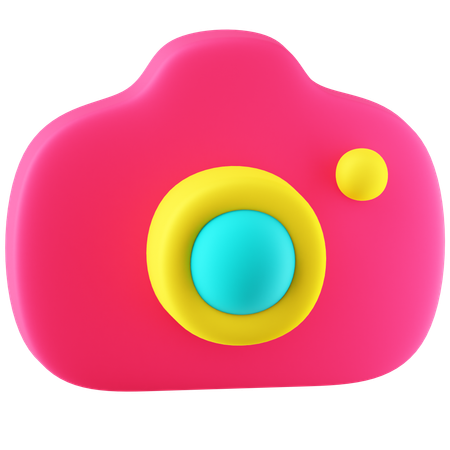 카메라  3D Icon