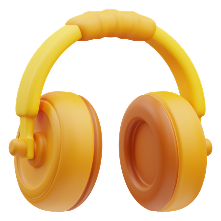 Casque de musique  3D Icon