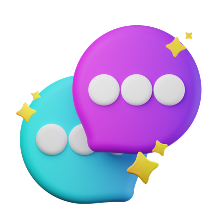 Chat  3D Icon