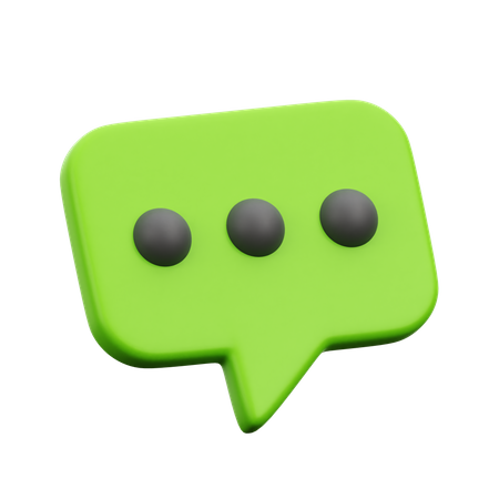 Chat  3D Icon