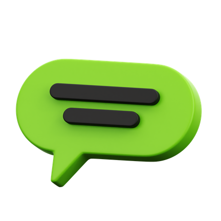 Chat  3D Icon