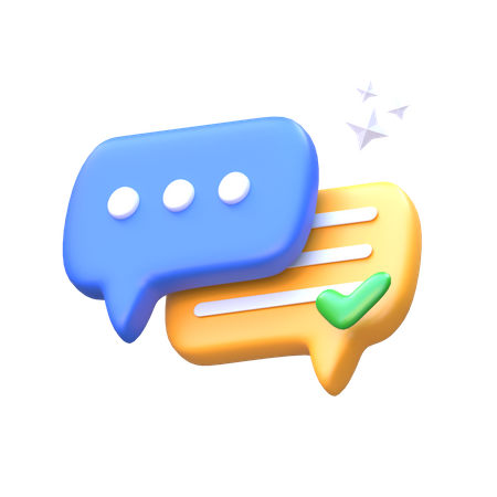 Chat  3D Icon