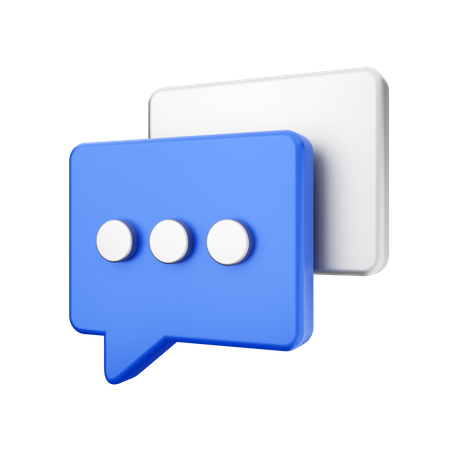 Chat  3D Icon