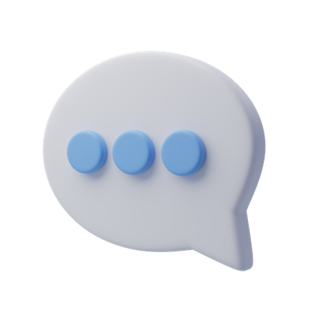 Chat  3D Icon