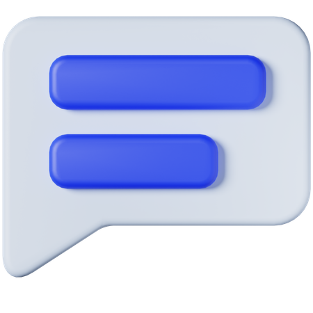 Chat  3D Icon