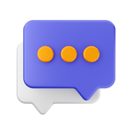 Chat  3D Icon