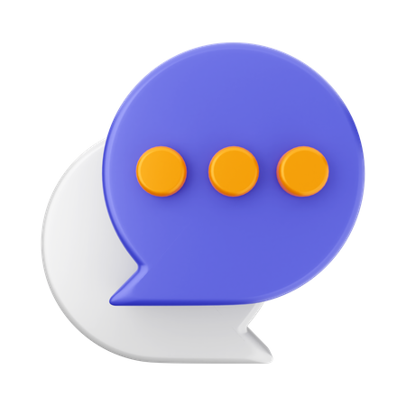 Chat  3D Icon