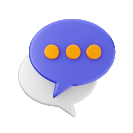 Chat  3D Icon