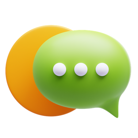 Chat  3D Icon