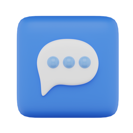 Chat  3D Icon