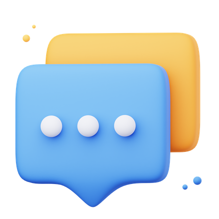 Chat  3D Icon