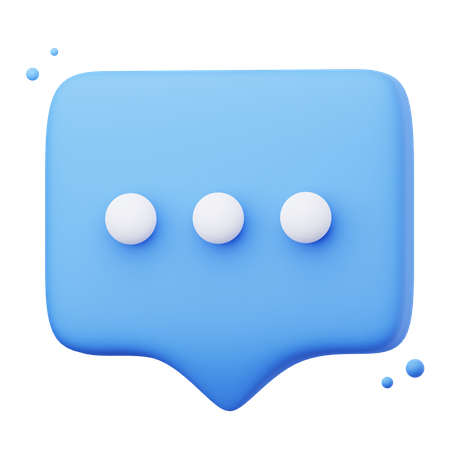 Chat  3D Icon