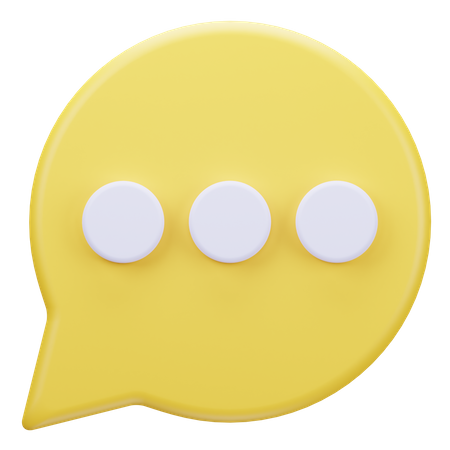 Chat  3D Icon