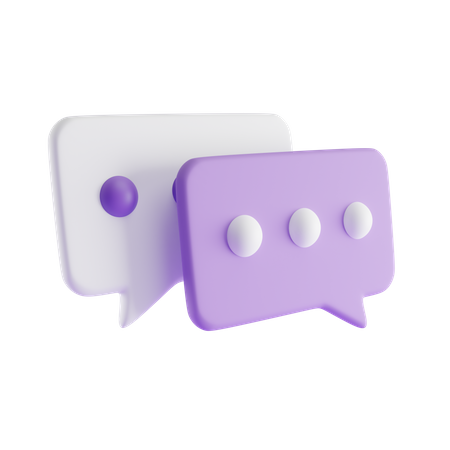 Chat  3D Icon