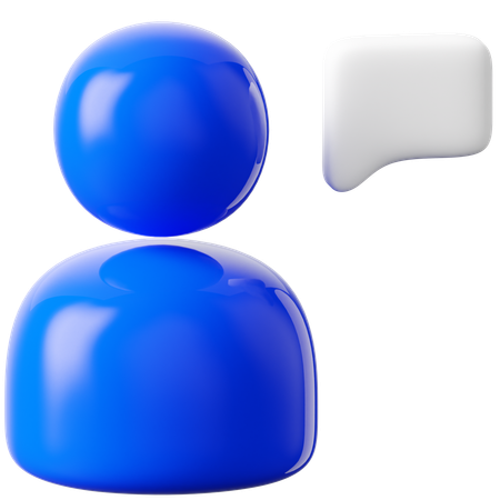 Chat  3D Icon