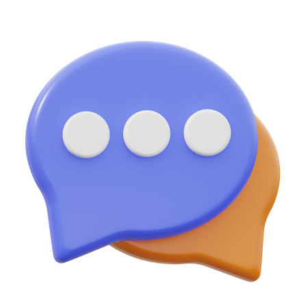 Chat  3D Icon