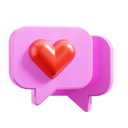 Chat  3D Icon