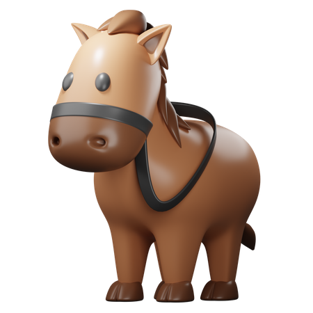 Cheval  3D Icon