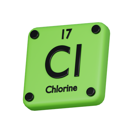 Chlore  3D Icon