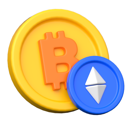 Crypto  3D Icon