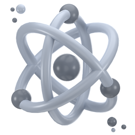 Atom  3D Icon