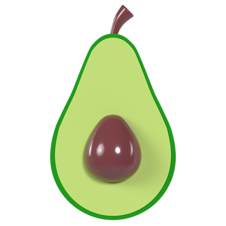 Avocat  3D Illustration