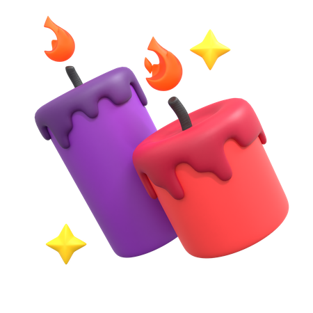 Bougie  3D Icon