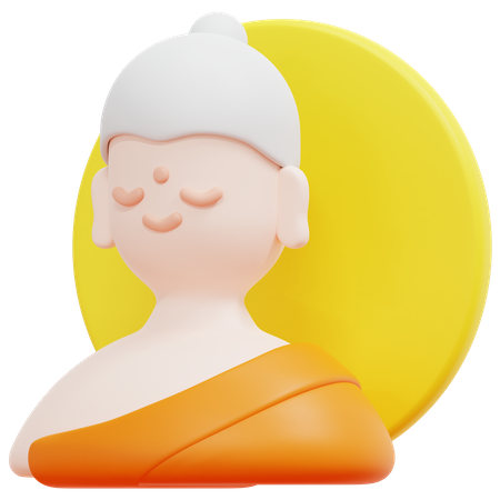 Bouddha  3D Icon