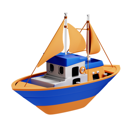 Boat  3D Icon