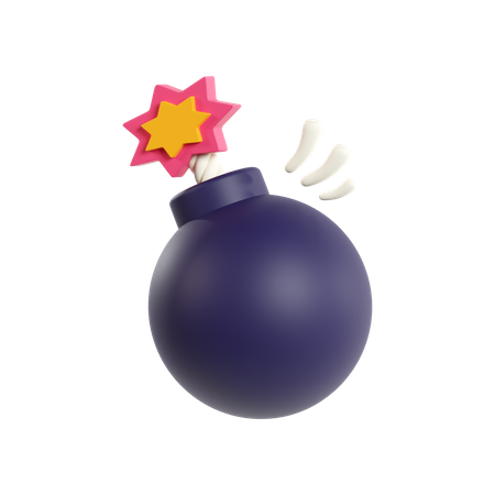 Bomba  3D Icon