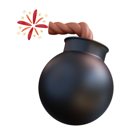 Bomba  3D Icon