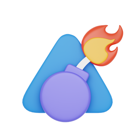 Bomba  3D Icon