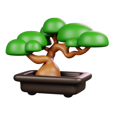 Bonsai  3D Icon