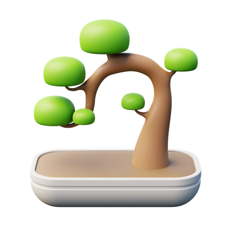 Bonsai  3D Icon