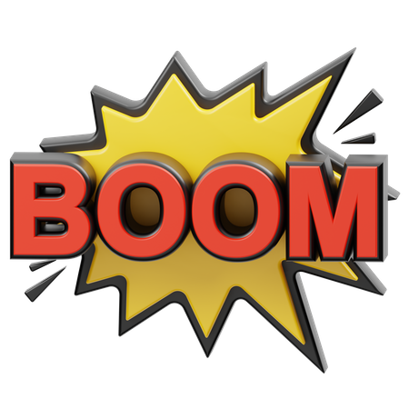 Boom  3D Icon