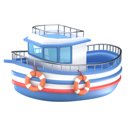 Barco  3D Icon